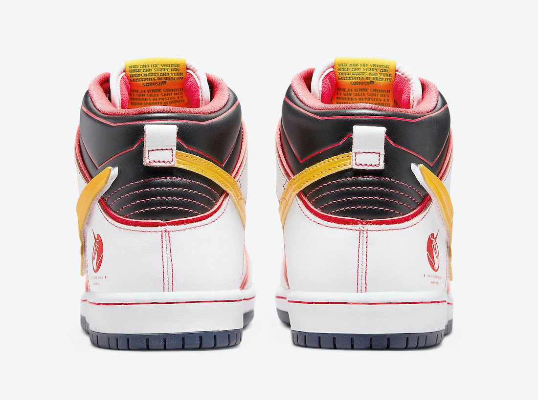 100 - Gundam x Nike SB Dunk High RX - BioenergylistsShops - free wholesale shoes - 0 Project Unicorn Gundam White Red