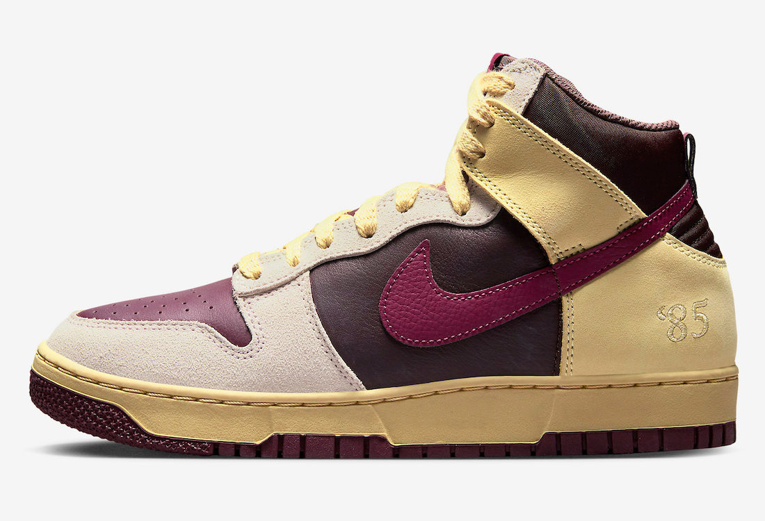 SB Dunk High 1985 Valentine's Day Alabaster Rosewood Night Maroon FD0794 - 700 - MultiscaleconsultingShops - galaxy boot weight calculator chart