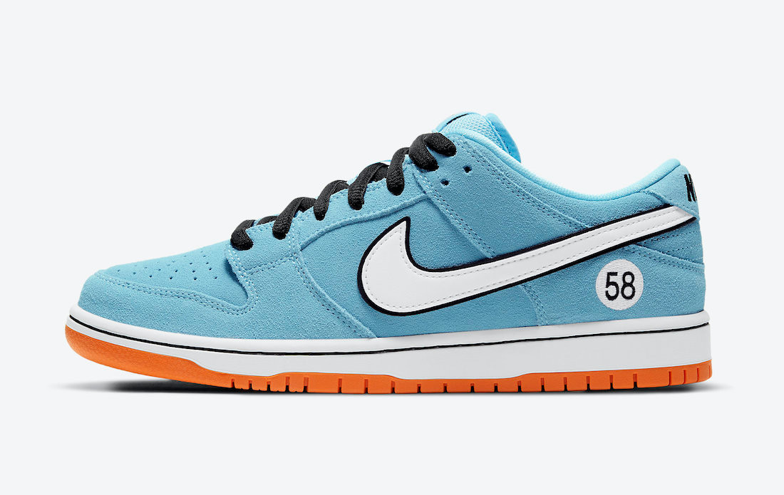 SB Dunk roshe Low Club 58 Gulf Blue Chill Safety Orange Black BQ6817 - 401 - MultiscaleconsultingShops - nike 24 fury fuse mens for sale cheap shoes 2016