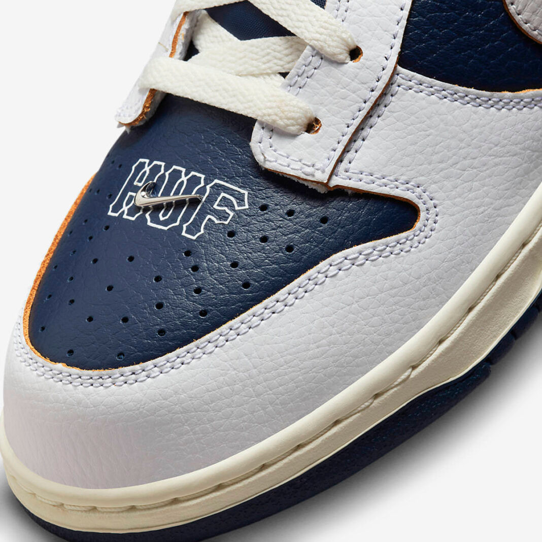 - Free Run Huarache Shoes - 100 - Nike SB Dunk Low HUF New York White Navy Blue FD8775