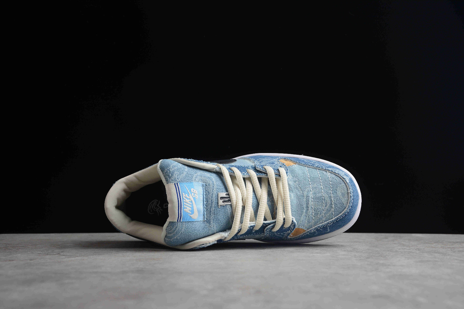 Blue Jeans Aesthetic Sneakers, EU38 (US7.0) / Blue