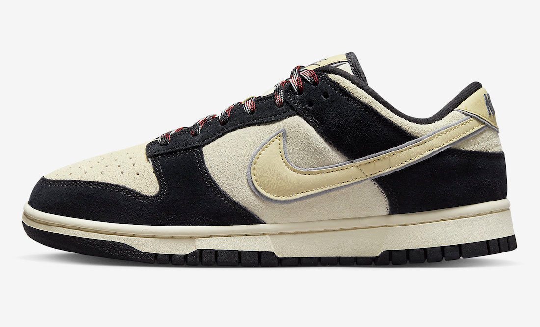 001 - nike shox air bubble size - NwfpsShops - Nike SB Dunk Low LX Black Suede Team Gold Coconut Milk