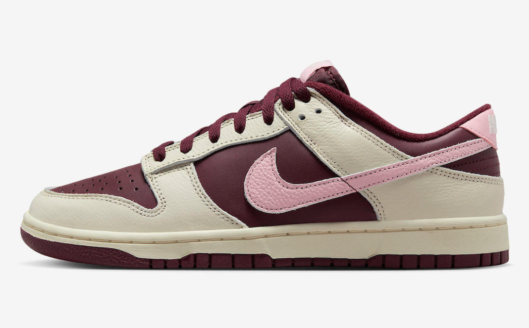 100 - Nike Waffle One Sneaker - Nike Sb Dunk Low Valentines Day Pale Ivory  Medium Soft Pink Night Maroon Dr9705 - Gmarshops