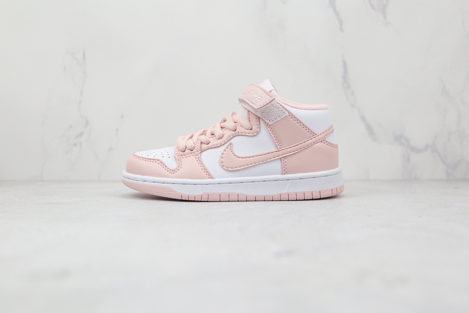 nike by eugene store - 331 - - Nike SB Dunk Mid PRO ISO White Pink Kids Shoes CD6754