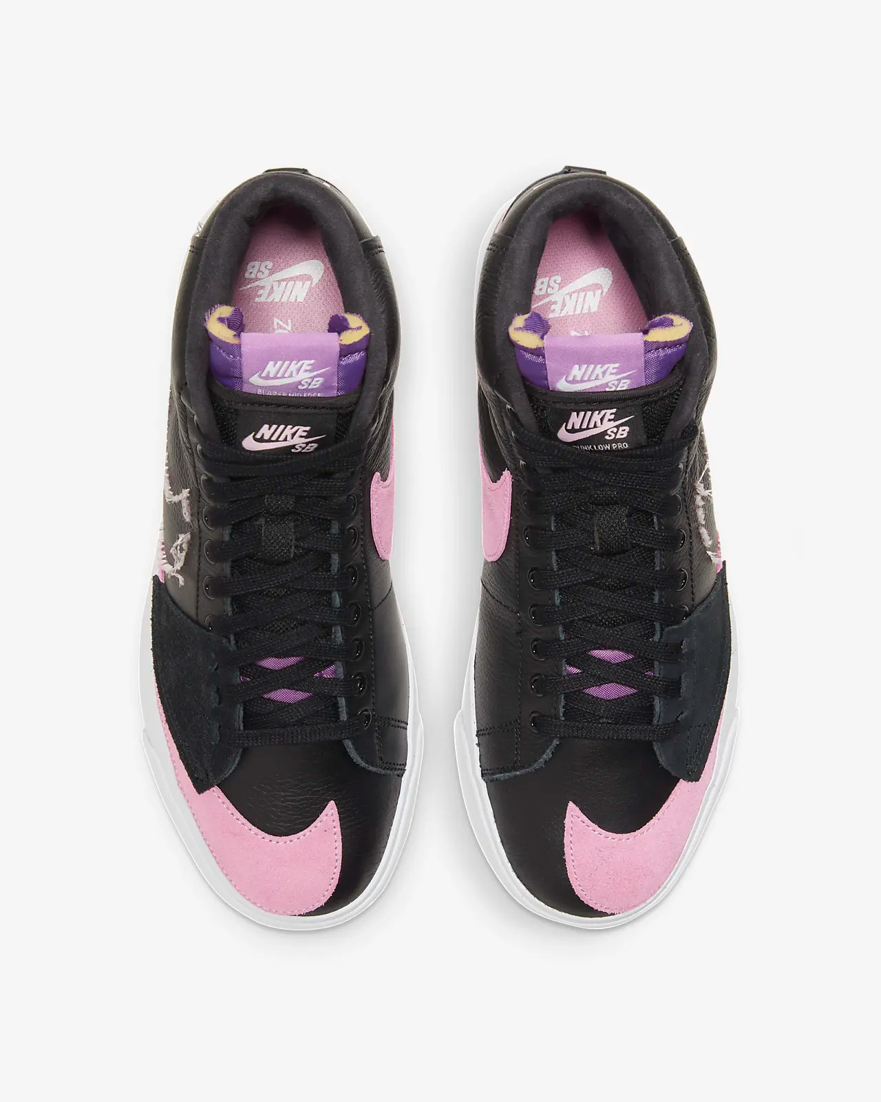 Prever Maravilloso Pintura Nike SB Blazer Mid Edge Black Purple Nebula Pink Rise DA2189 - NIKE AIR  FORCE 1 LOW "TRAVIS SCOTT CACTUS JACK" - 002 - GmarShops