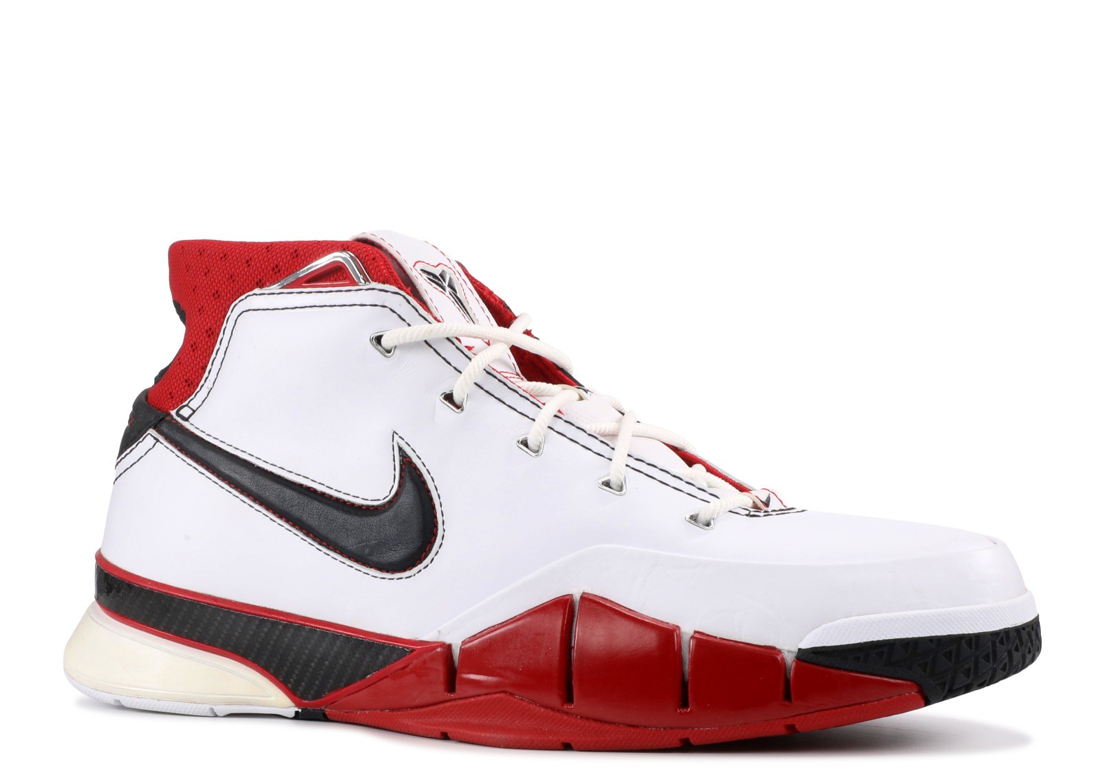 Zoom Kobe 1 White Black Varsity Red 313143 101 Zoom Kobe 1 Protro IiscmShops