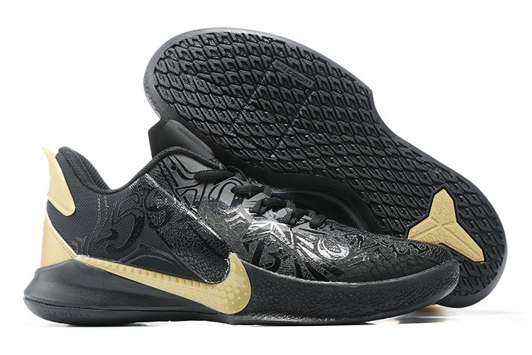 2020 Nike Kobe Mamba Fury Black Metallic Gold Kobe Bryant Basketball Shoes  CK2087 - Жіночий рюкзак Nike Elemental - StclaircomoShops - 007