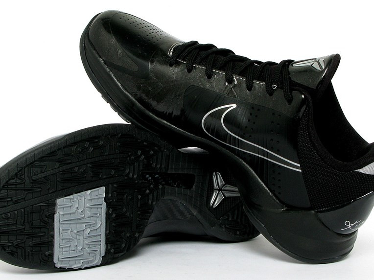 003 - GmarShops - Nike Air Zoom Kobe 5 Black Out Mtllc Slvr Drk Gry  Basketball Shoes 386429 - Women's Johnston and Murphy Marlena Cross-Band  Slide Sandals