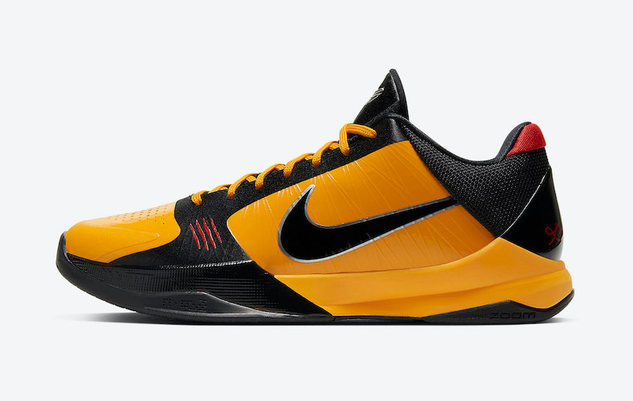 Nike Zoom Kobe 5 Protro Bruce Lee Yellow Black CD4991