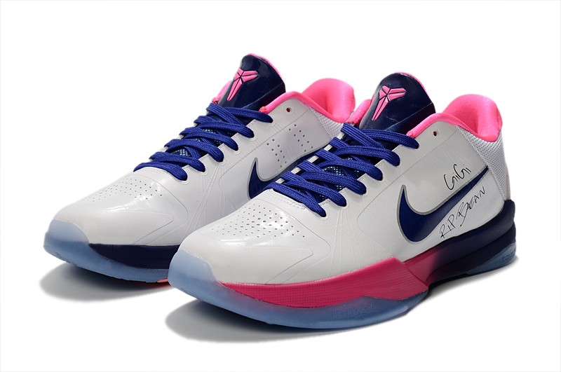 Guión Amabilidad feo 100 - Nike Zoom Kobe V 5 Protro Kay Yow Big Stage Champ White Pink  Basketball Shoes CW2210 - GmarShops - PS PAUL SMITH LOPES HIGH-TOP SNEAKERS