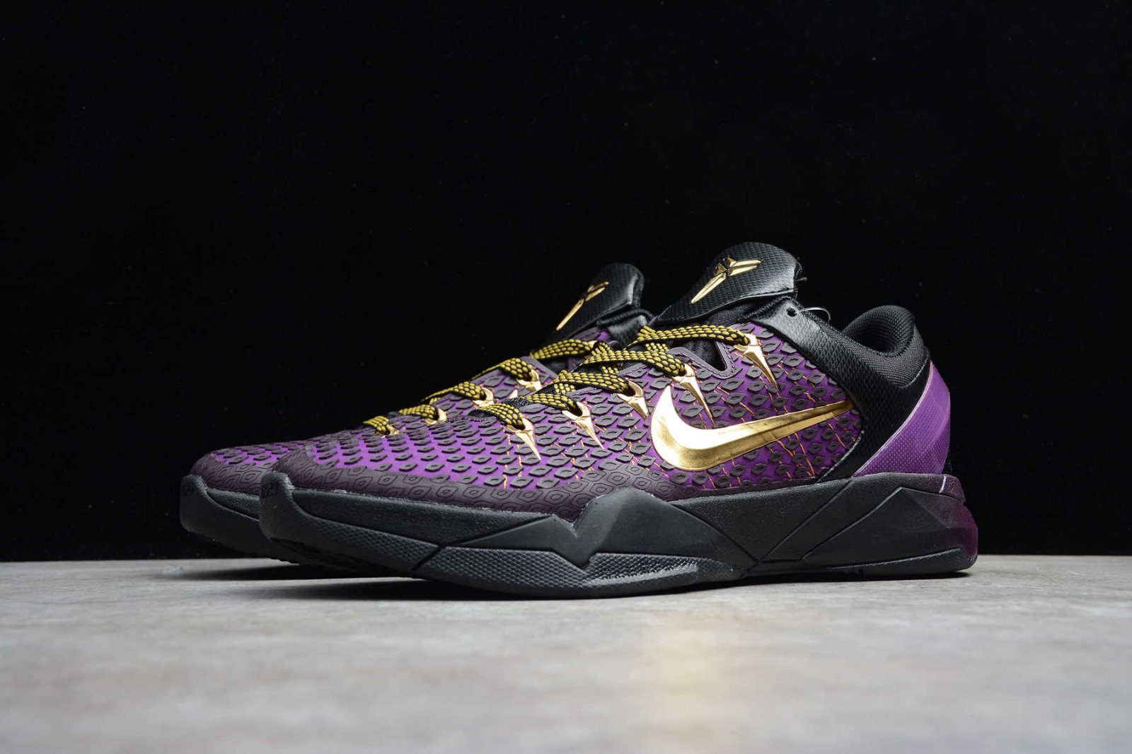 nike purple and gold