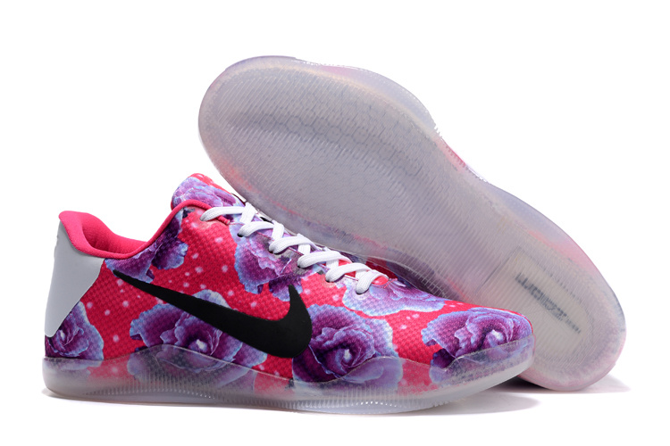 Sneaker Verde Youth 8337 - Nike Kobe XI 11 EM Pink Purple White Black Men Basketball Shoes 836184 - GmarShops