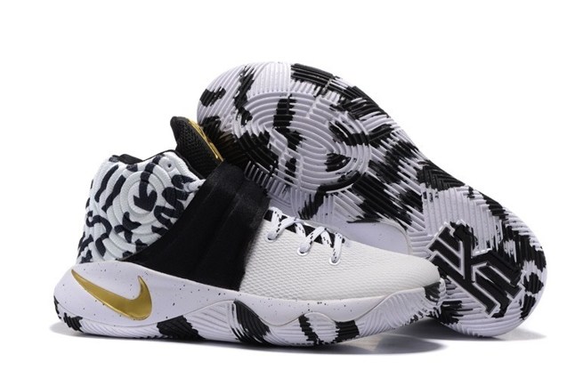 Nike Kyrie 2 II EP White Camo Black Gold Men basketball Shoes 819583 602 -  RvceShops - nike air unlimited purple smoke light cover