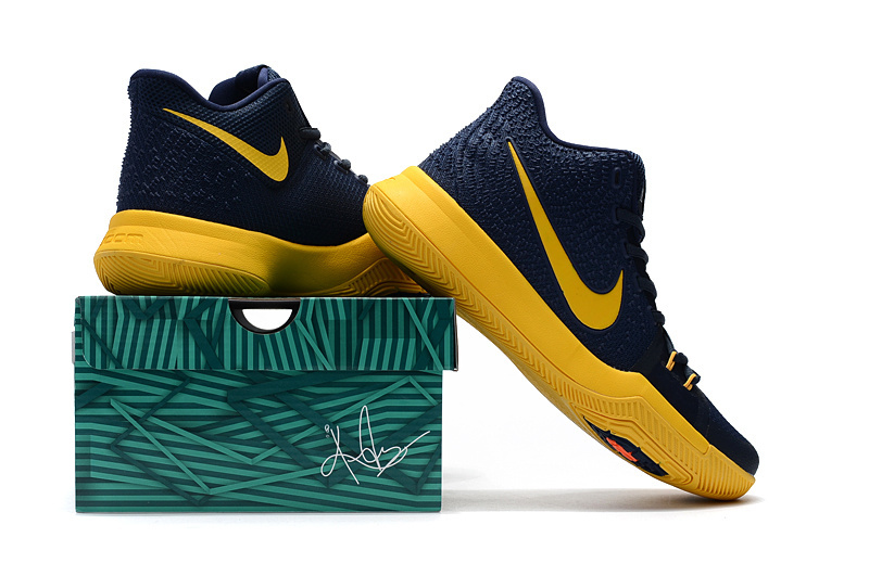 GaleriahitShops excellerate nike air max grey and pink gold color Nike Kyrie 3 Nike Zoom KYRIE 3 EP Youth Big deep blue yellow Kid Shoes