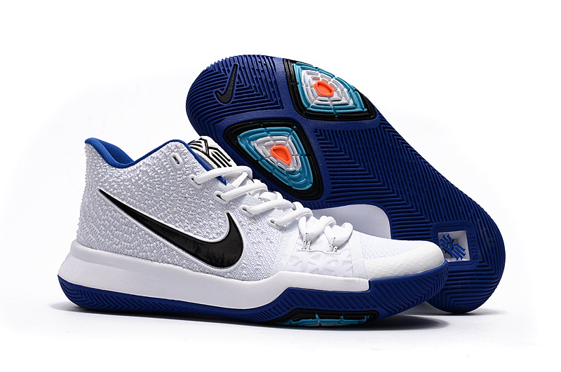 Nike Zoom KYRIE 3 EP Youth Big white Borland Kid Shoes IiscmShops Nike Kyrie 3 nikeid air max 90 em id options coupe monde football