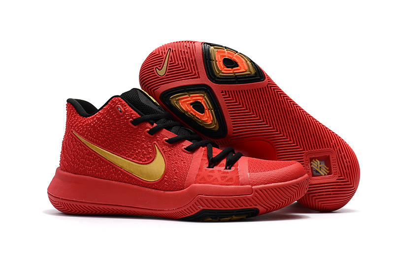 Nike Zoom Kyrie 3 EP Bright Red Unisex Shoes - sb team wear test results 2018 - StclaircomoShops