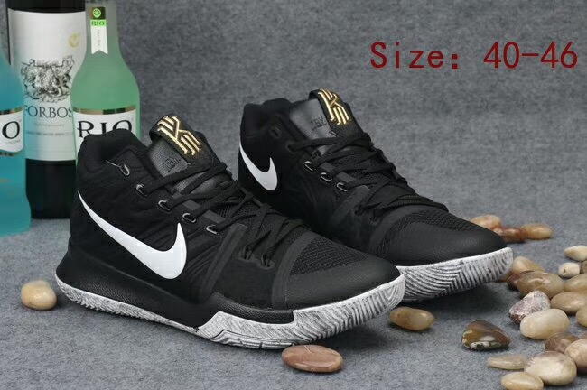 Nike Zoom Kyrie 3 EP Men Basketball Shoesk Black White New GmarShops spongebob air jordans products Nike Kyrie 3