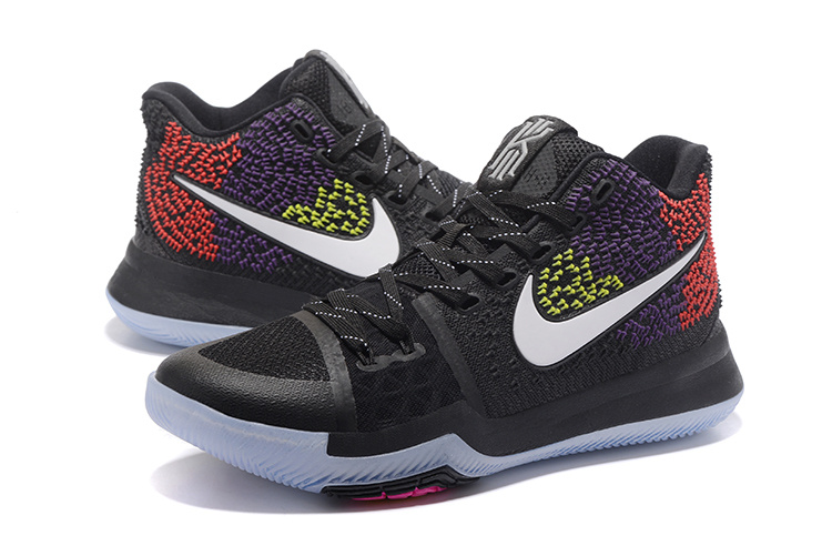 Nike Kyrie 3 Nike Zoom Kyrie III 3 Black colorful Men Basketball Shoes nike air max pierce 2010 2016 house price schedule GaleriahitShops