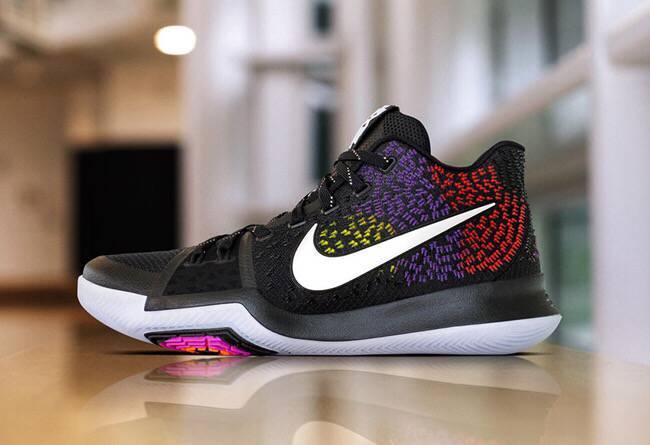Nike Kyrie 3 Nike Zoom Kyrie III 3 Black colorful Men Basketball Shoes nike air max pierce 2010 2016 house price schedule GaleriahitShops