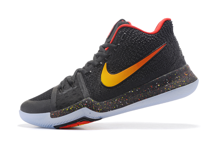 Nike Kyrie 3 nike fi impact 2 gray orange blue paint scheme Nike Zoom Kyrie III 3 Men Basketball Shoes Black Yellow Orange GaleriahitShops