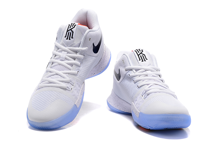 Nike Kyrie 3 GaleriahitShops Nike Zoom Kyrie III 3 Men Basketball huaraches White Black Light Blue Womens nike dunk low bronze orange