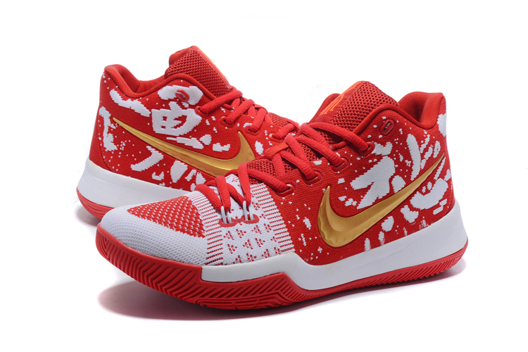 Nike Air Max 97 Wm Nike Kyrie 3 Nike Zoom Kyrie III 3 china red white Men Basketball Shoes GaleriahitShops