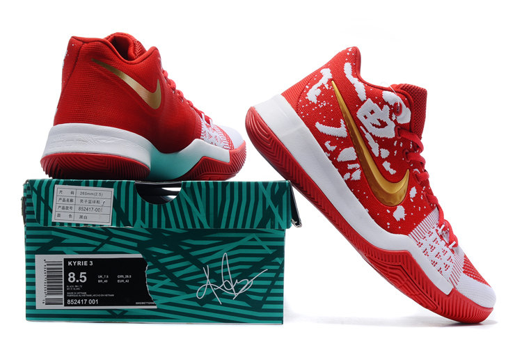 Nike Air Max 97 Wm Nike Kyrie 3 Nike Zoom Kyrie III 3 china red white Men Basketball Shoes GaleriahitShops