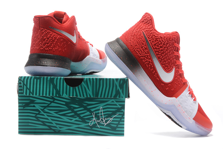 Nike Zoom Kyrie III 3 red whitel Men Basketball Shoes girls nike rainbow running shoes women GmarShops Nike Kyrie 3