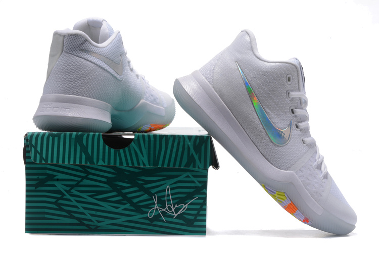 Kyrie 3 iridescent swoosh hotsell