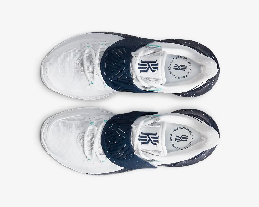Nike Kyrie 3 100 kobe 8 blue red for sale Nike Zoom Kyrie Low 3 Team White Midnight Navy CW6228 GmarShops