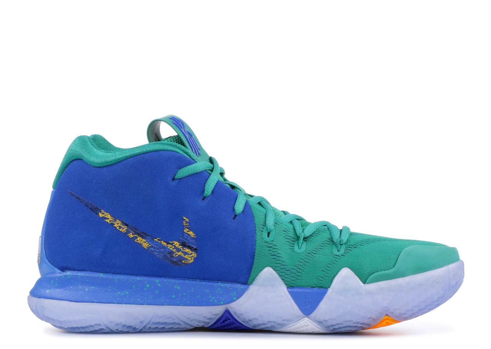 Kyrie 4 white blue and green outlet
