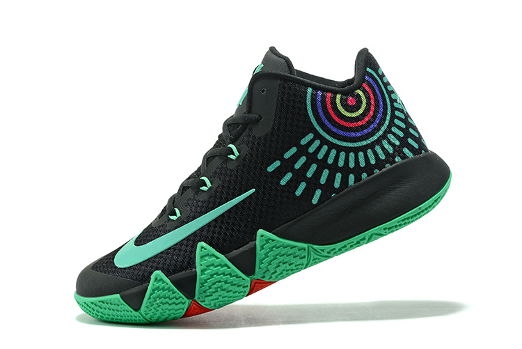 Nike Zoom Kyrie 4 Men Basketball Shoes Black Green New jordan sneakers for girls low cut Nike Kyrie 4 GaleriahitShops