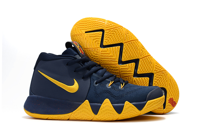kyrie 4 blue and gold