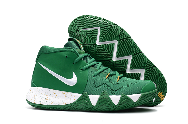 Nike Zoom Kyrie 4 Men Basketball Shoes Green White EYBL Nike KD11 Peach Jam StclaircomoShops Nike Kyrie 4