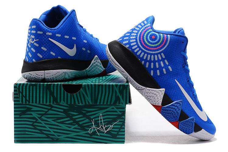 Nike Zoom Kyrie 4 Men Basketball Shoes Royal Blue White New Nike Kyrie 4 GmarShops nike air max tailwind iv damesschoen groen