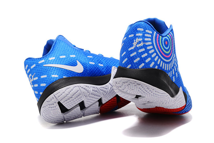 Kyrie 4 navy and white discount