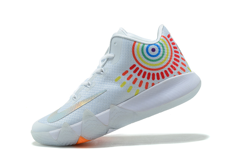 Nike kyrie 4 basketball shoes white store