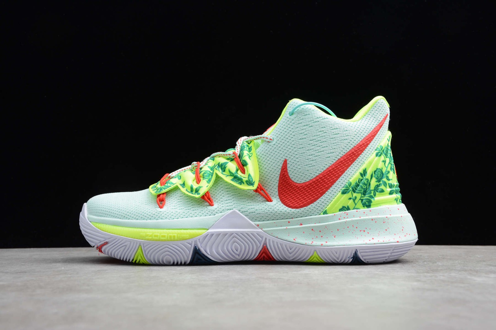 Nike Kyrie V 5 EP Youth Elite Competition Green Red Ivring Basketball Shoes AO2919 - 168 - GmarShops - nike air max 1 animal shoes for women