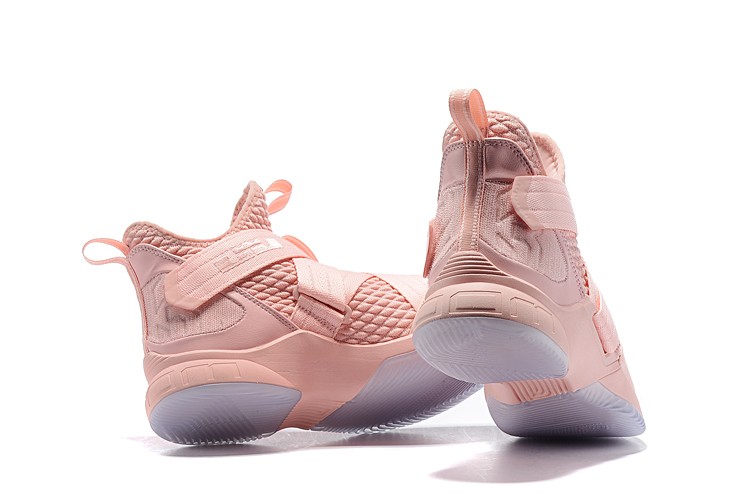 Lebron soldier xii pink best sale