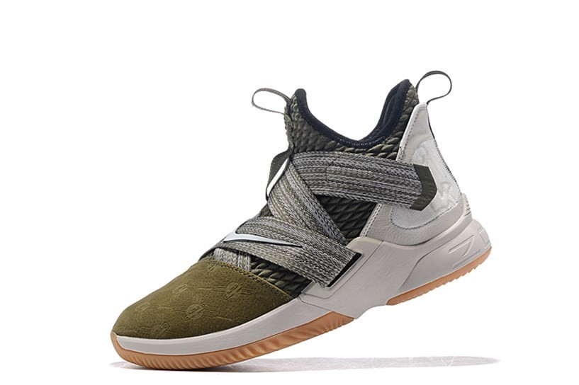 Lebron soldier 12 green and white hot sale