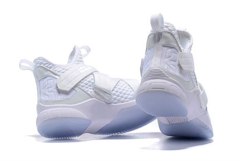 Lebron soldier 12 triple white store