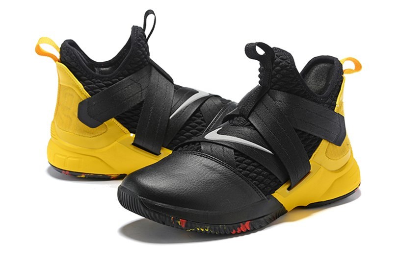 Lebron soldier 12 black and yellow store