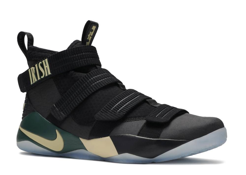Nike Lebron Soldier 11 Pe Svsm Green Black Gold Team 818542 nike air force 1 07 sneakers black white Lebron Soldiers XI 11 GmarShops