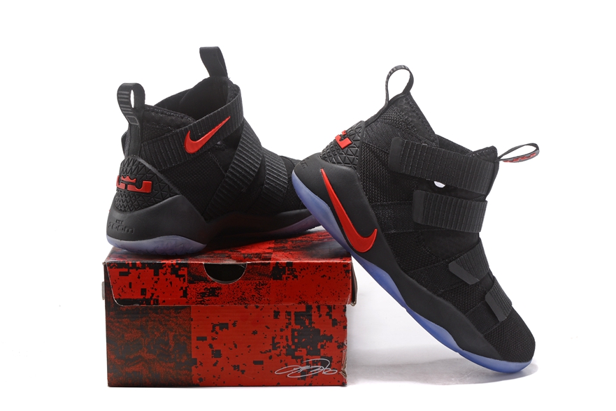 GmarShops Nike Zoom LeBron Soldier XI 11 Men Basketball Shoes Black Red 897645 Lebron Soldiers XI 11 adidas Puremotion Super Shoes
