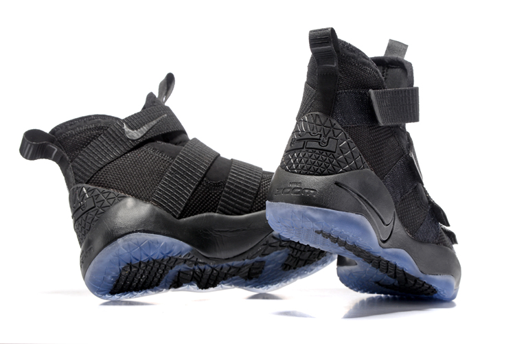Nike Zoom LeBron Soldier XI 11 Pure Black Men Basketball Shoes Lebron Soldiers XI 11 Excellent waterproof hiking boot GaleriahitShops
