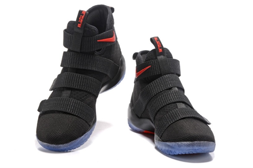Lebron Soldiers XI 11 Nike Zoom Lebron Soldier XI 11 Black Red 897647 zappos nike free cheetah shoes kids girls 008 StclaircomoShops