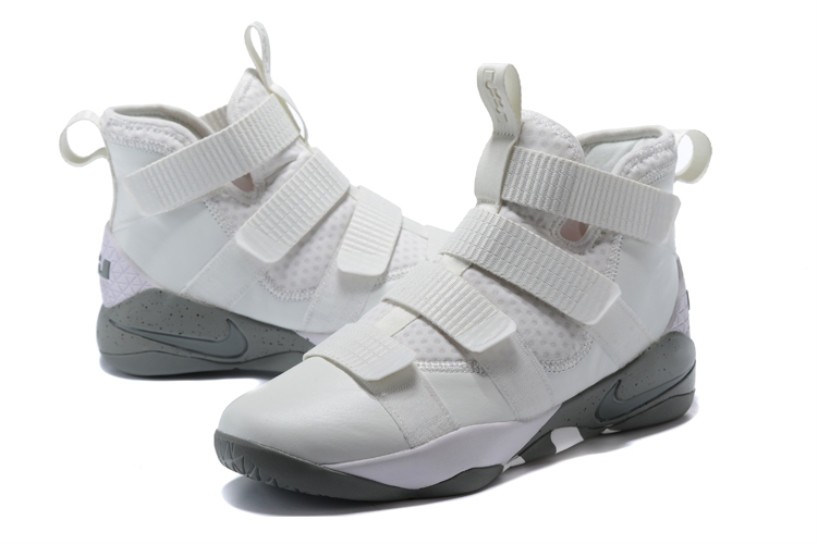 Lebron Soldiers XI 11 Nike Zoom Lebron Soldier XI 11 EP Beige Light Grey 897647 GmarShops 005 nike air cruz red for sale on the beach house