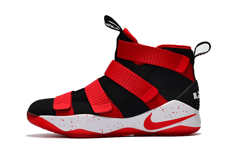 Black and red lebron soldier 11 online