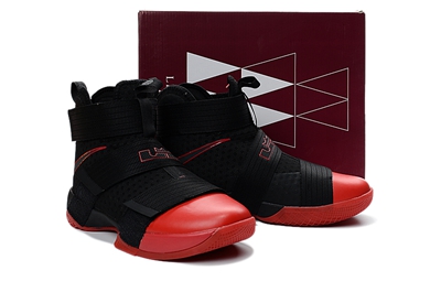 GmarShops Nike Lebron Soldier 10 EP X Black Red Basketball Shoes Men 844378 Scarosso pointed toe knee length boots Black Lebron Soldiers X 10