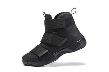 StclaircomoShops - Nike Lebron Soldier 10 EP Men Black Space Basketball Shoes Men 844374 - 001 - zapatillas de running Nike entrenamiento pie normal talla 22